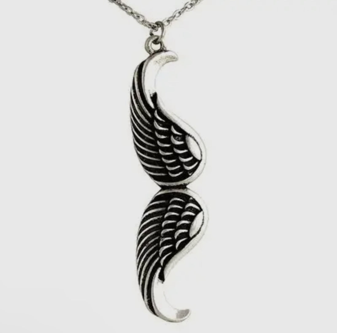 Wings Mustache Necklace