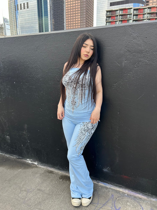 Aquamarine Tube Top