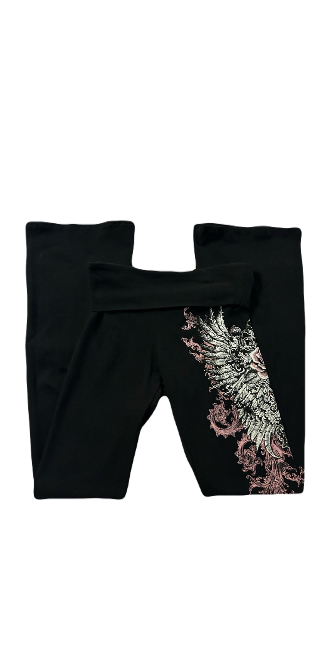Pink panther foldover leggings