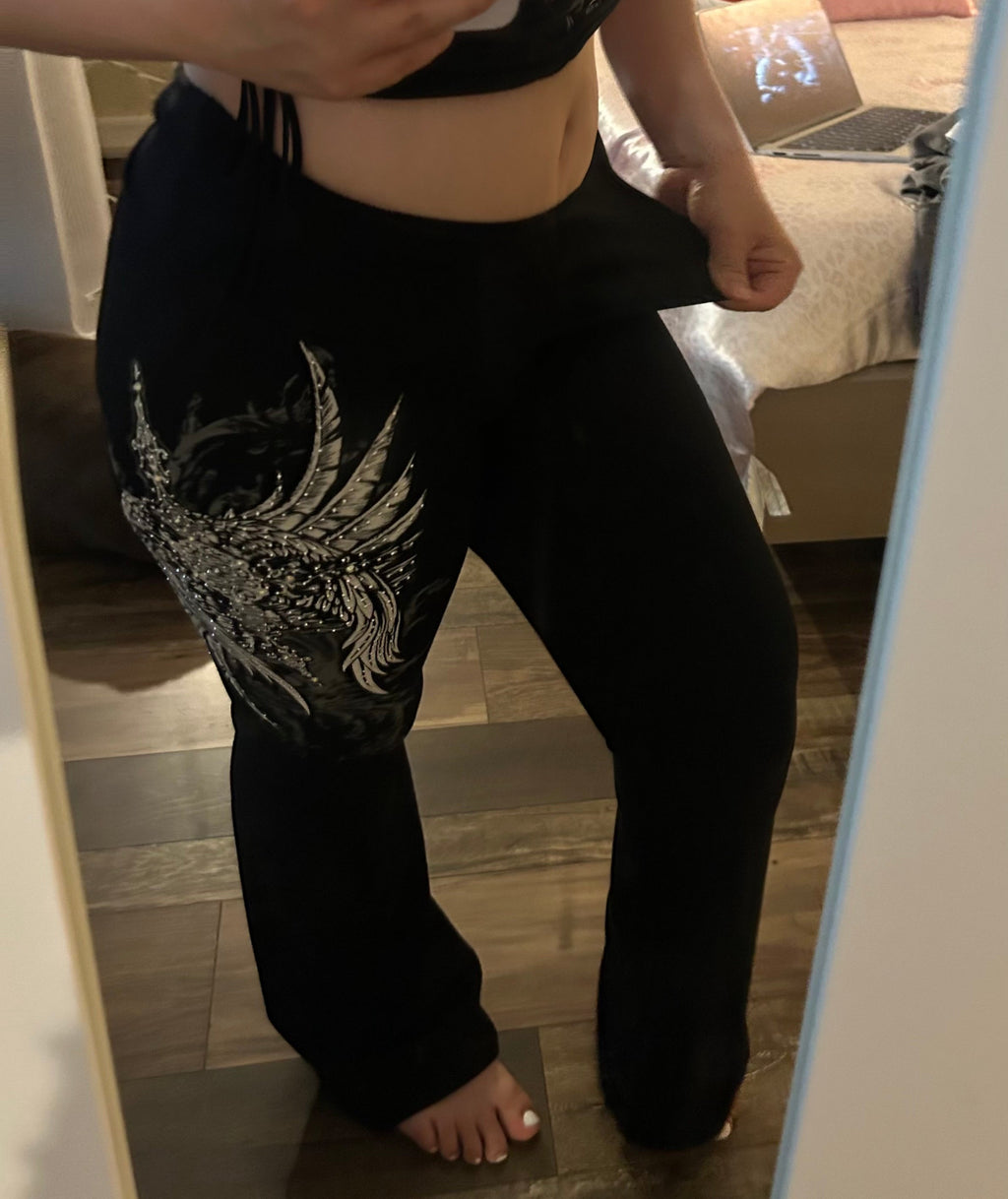 Celestial Foldover leggings
