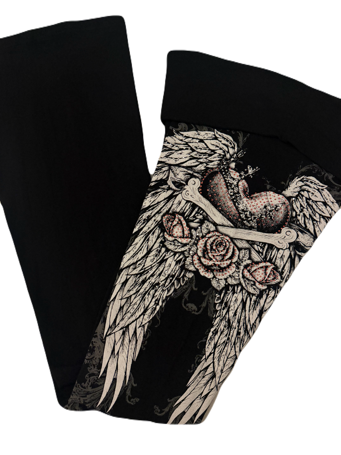 Scene Skull Heart Leggings