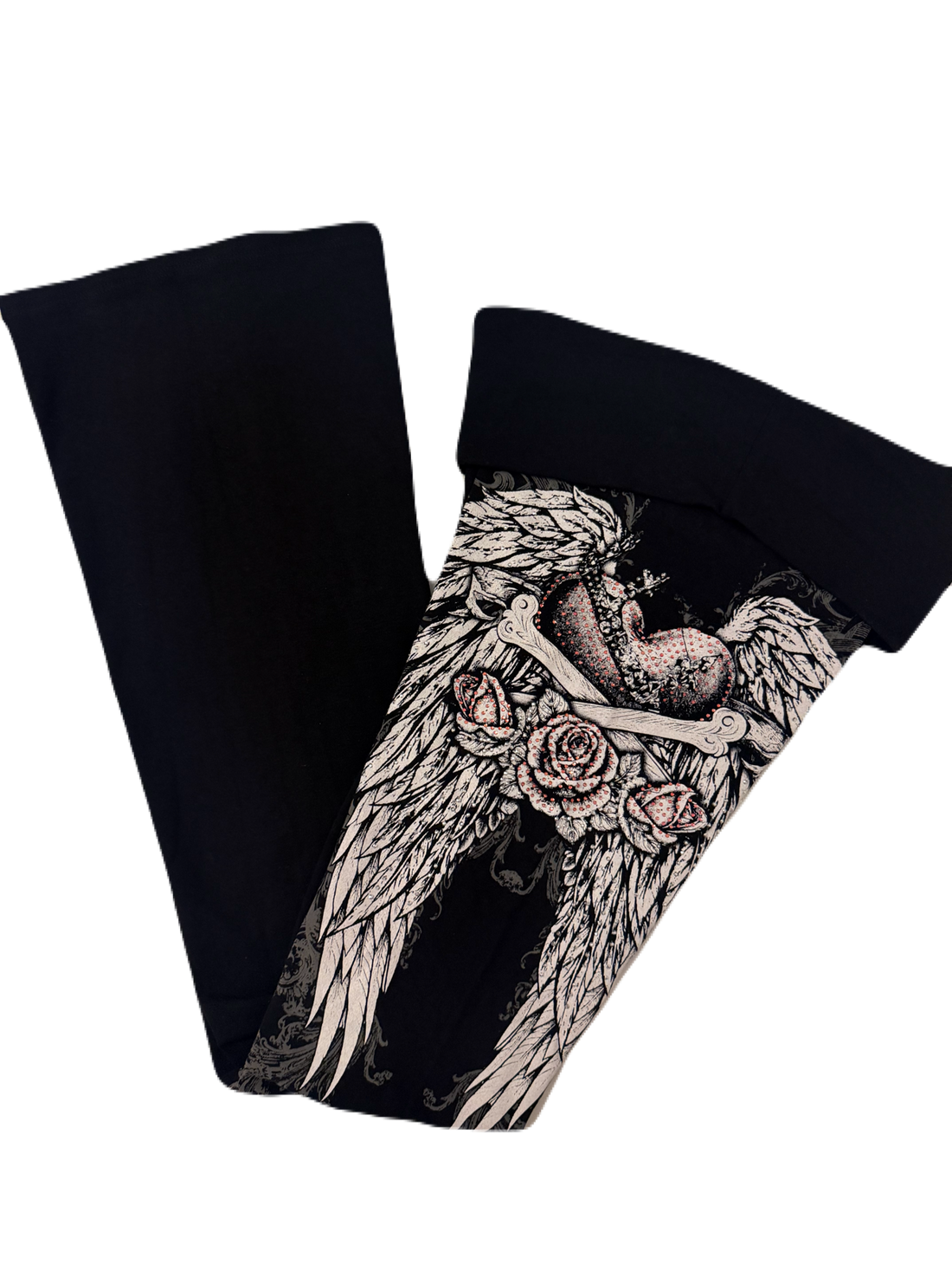 Scene Skull Heart Leggings