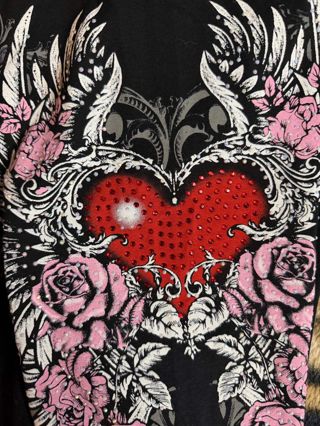 Deadly love foldover flared leggings