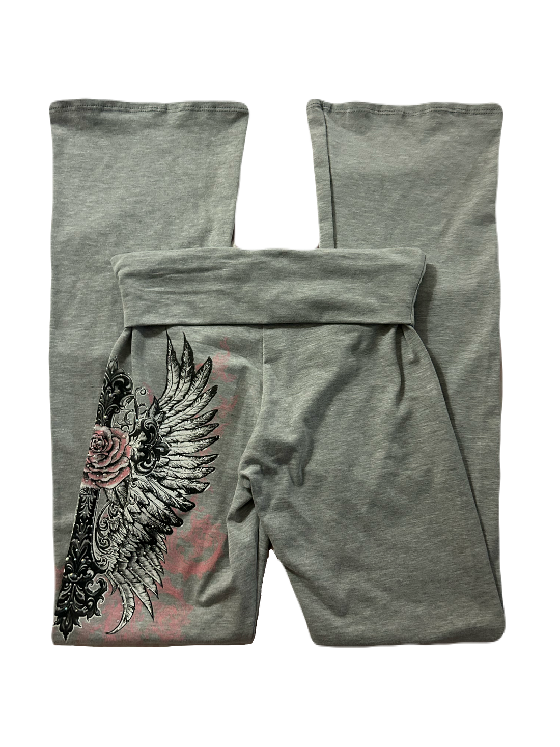 Angel bloom foldover leggings