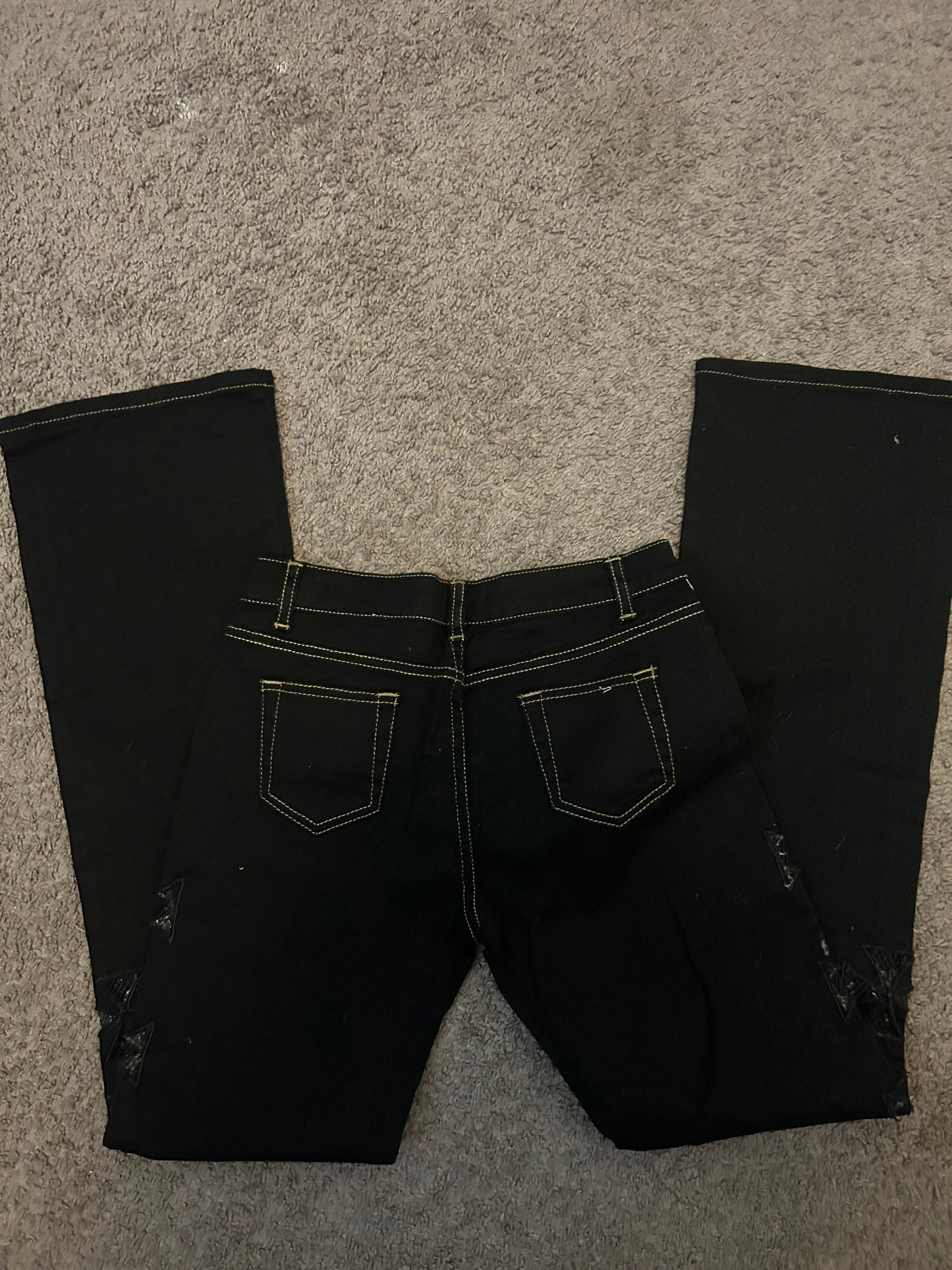 Black cross jeans