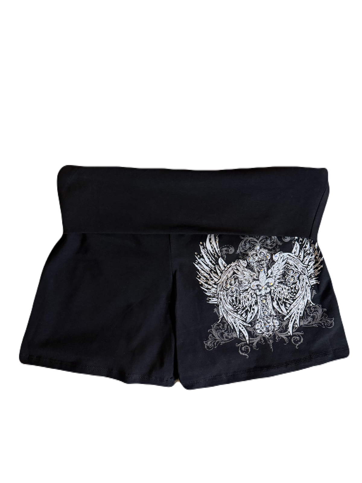 Heaven’s curse foldover mini shorts