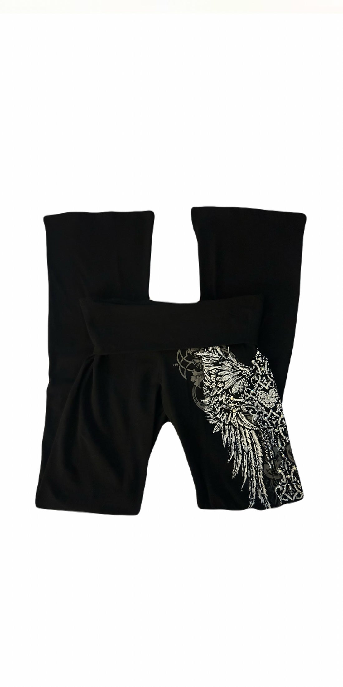 Serene Foldover flared leggings