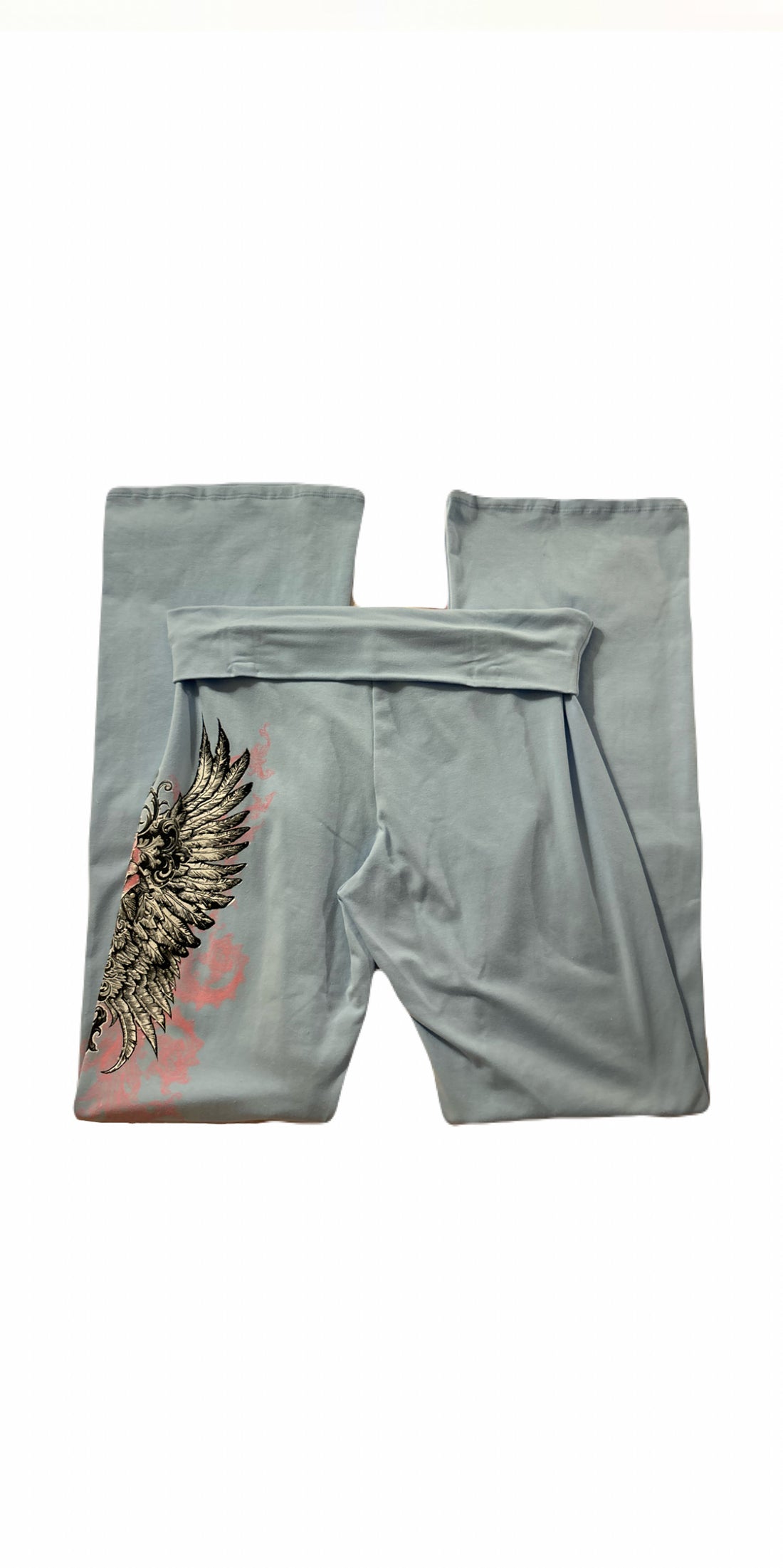 Plus size Aquamarine foldover leggings
