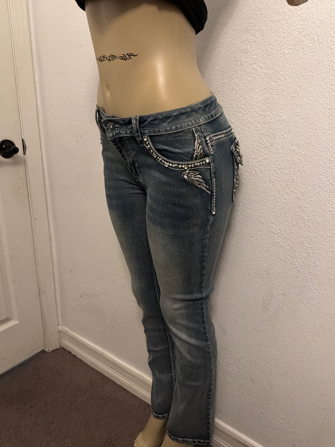 Deadly skull jeans