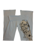 Fallen angel foldover flared leggings