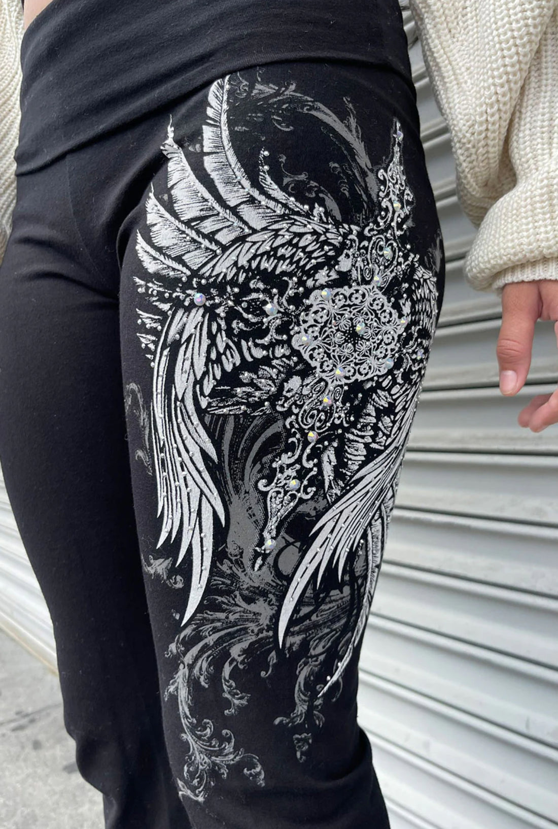 Celestial Foldover leggings
