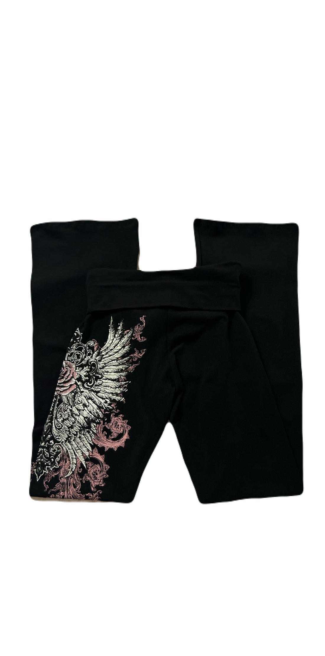 Pink panther foldover leggings