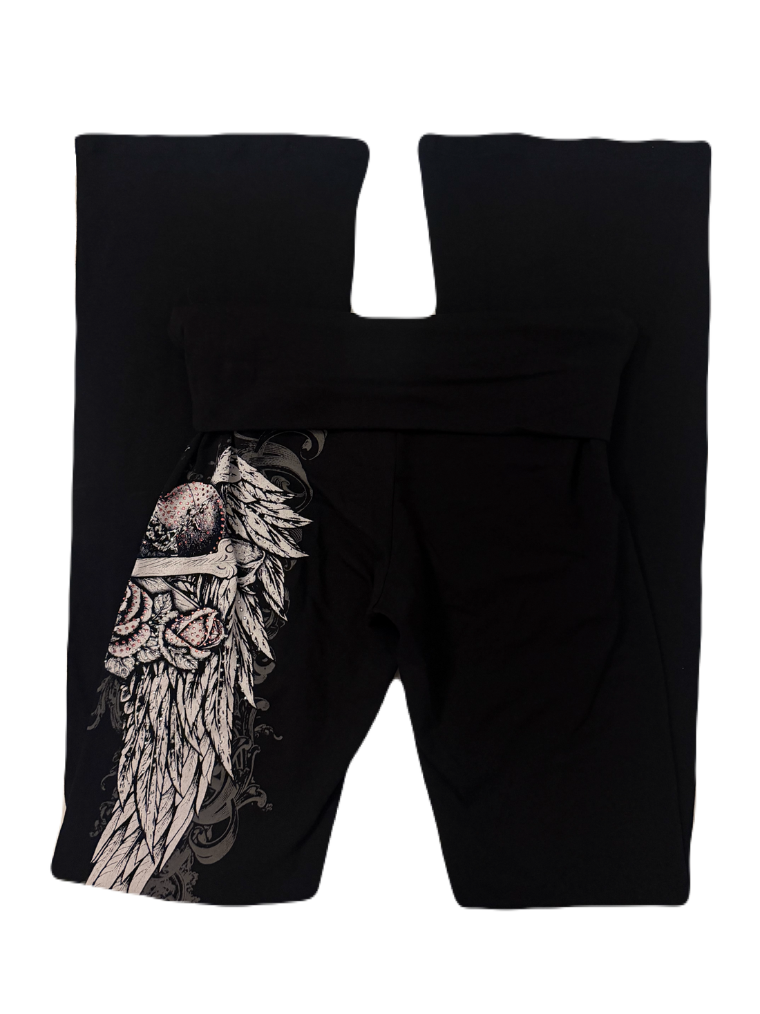 Scene Skull Heart Leggings