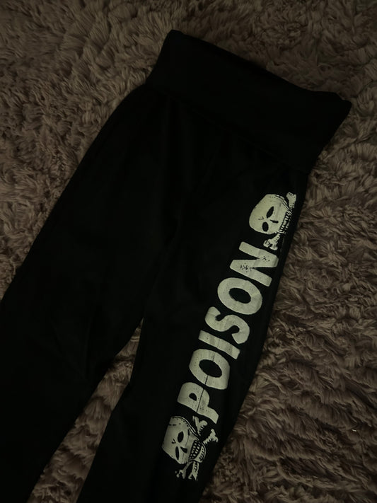 Preorder Poison Foldover Flared leggings