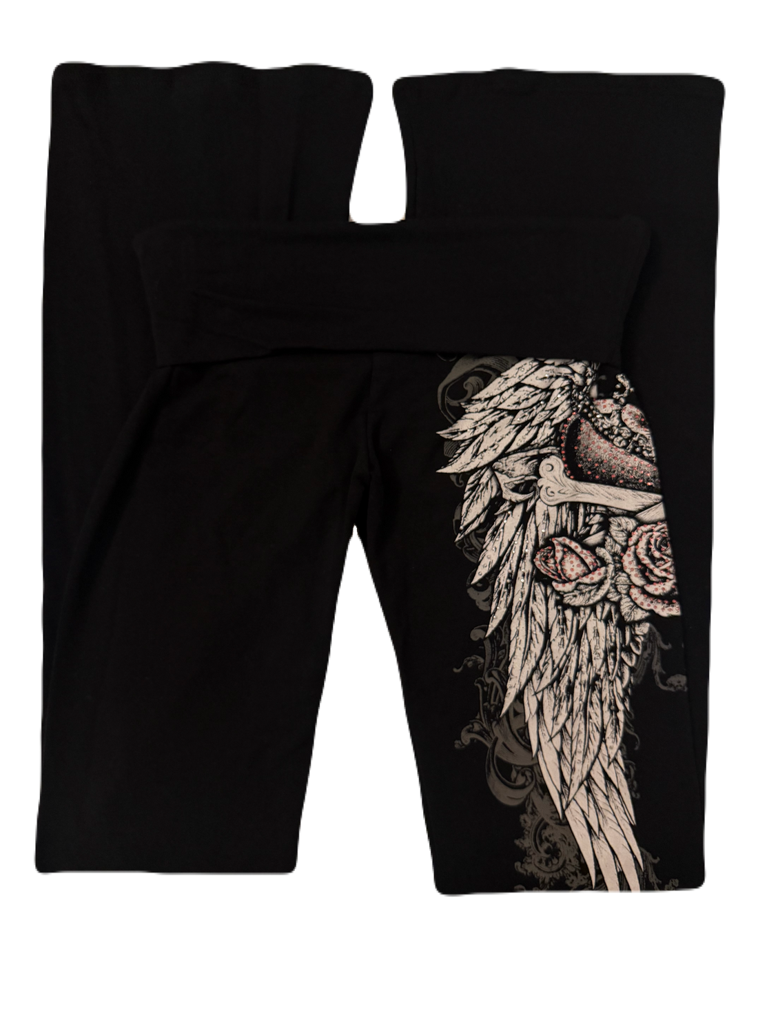 Scene Skull Heart Leggings
