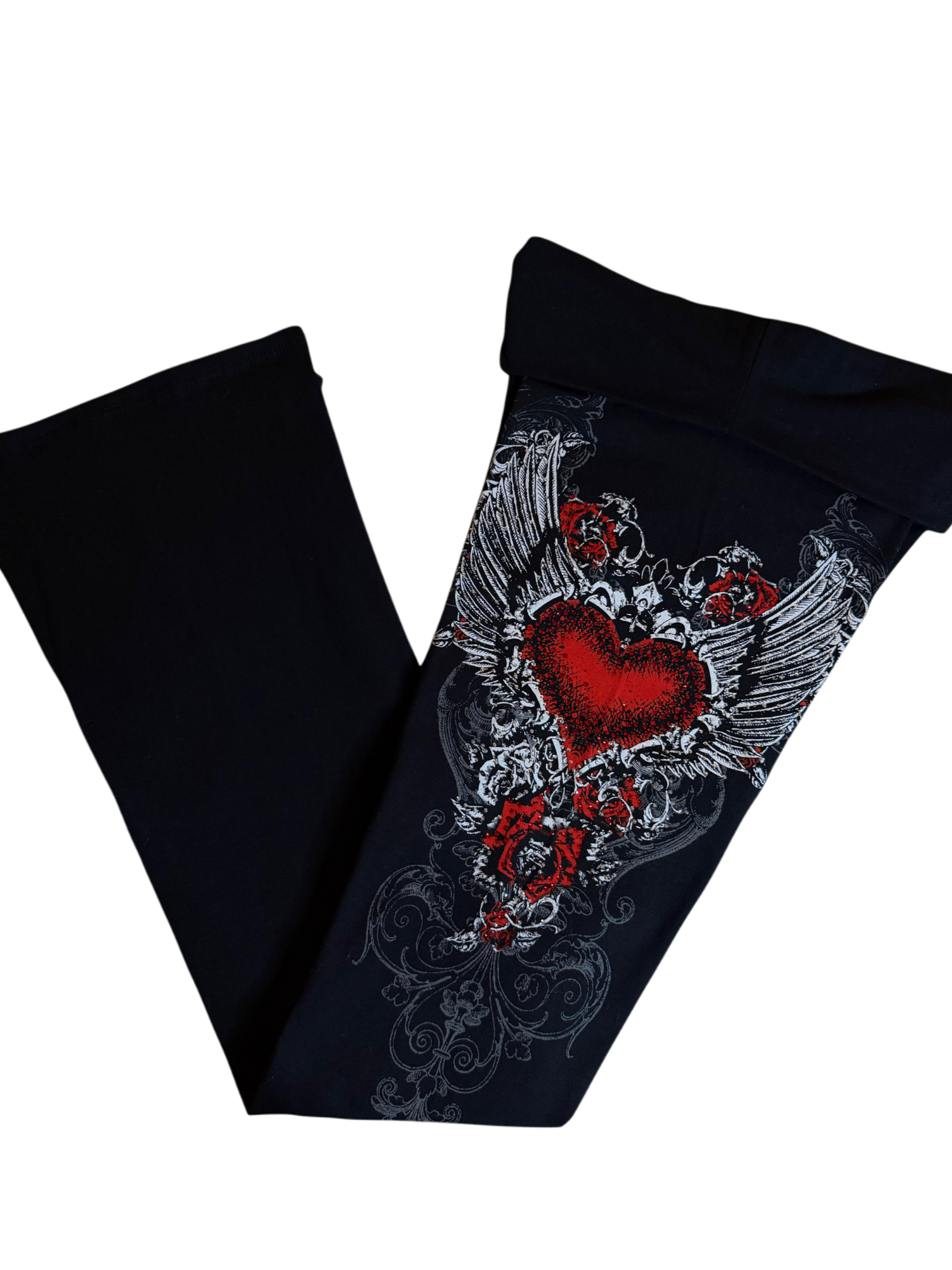 Bloody Valentine Foldover leggings