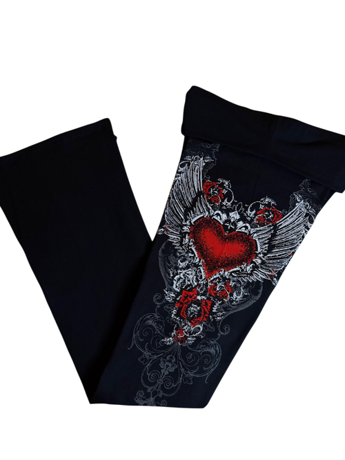 Bloody Valentine Foldover leggings