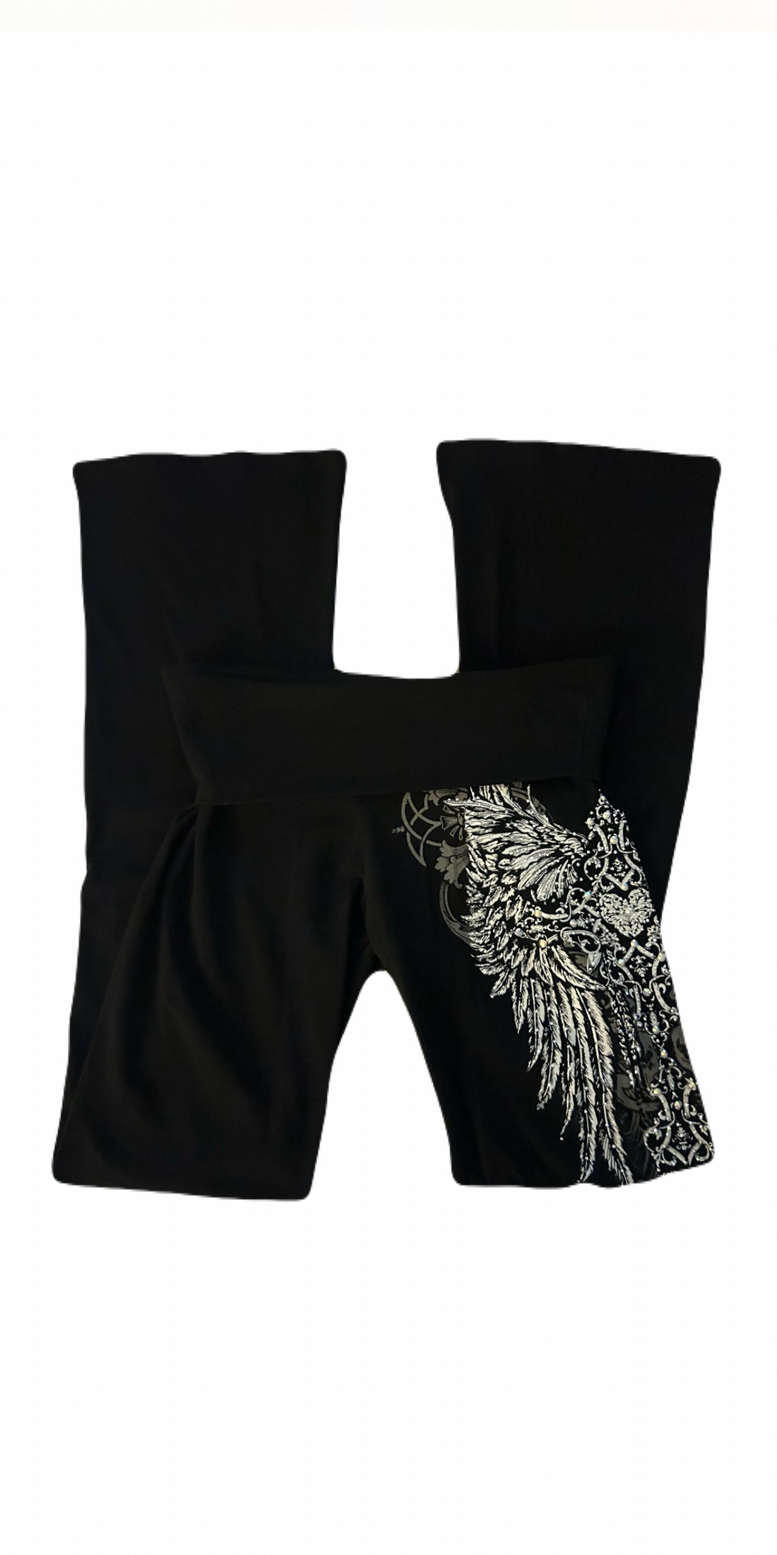 Serene Foldover flared leggings