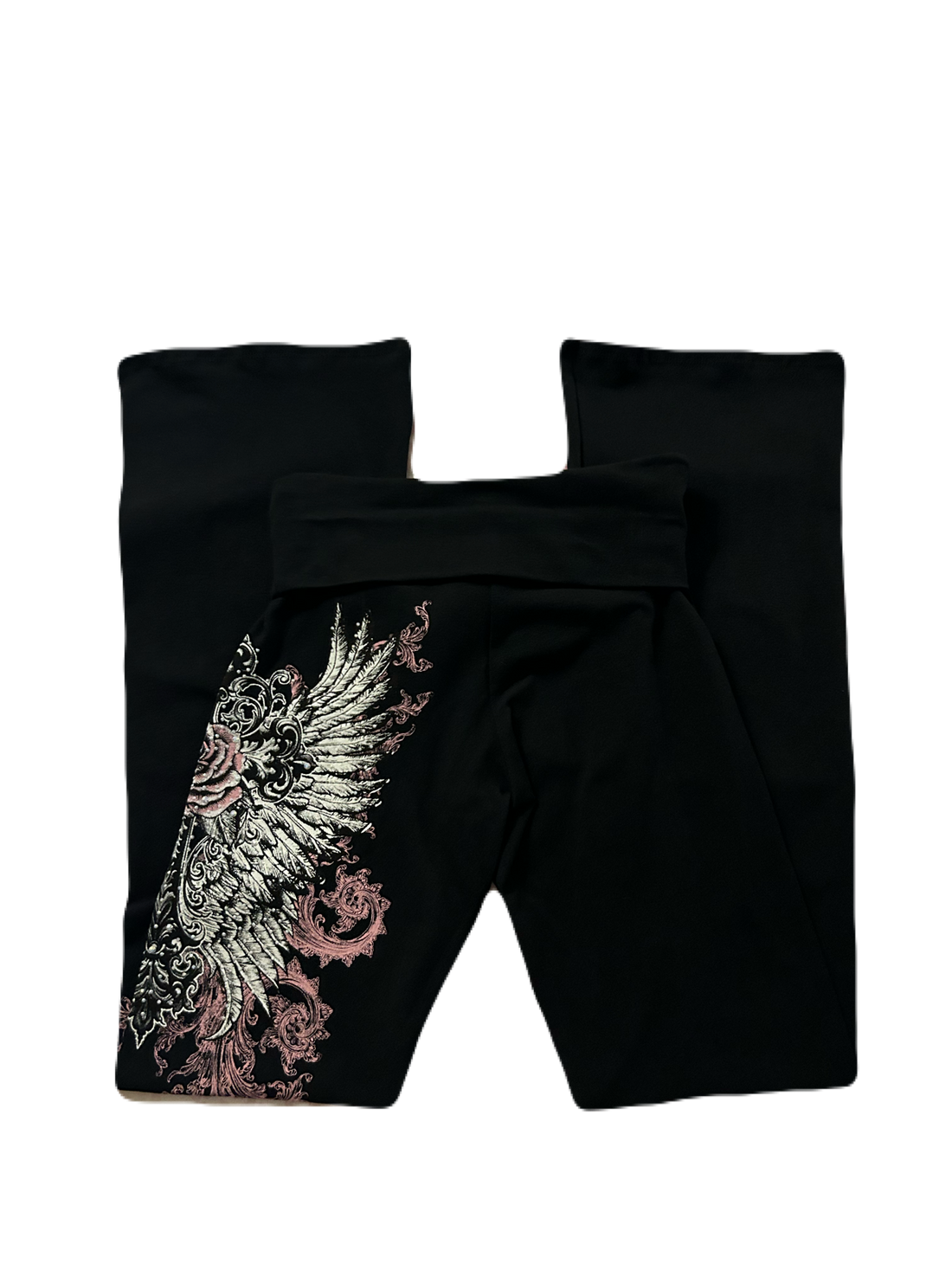 Pink panther foldover leggings