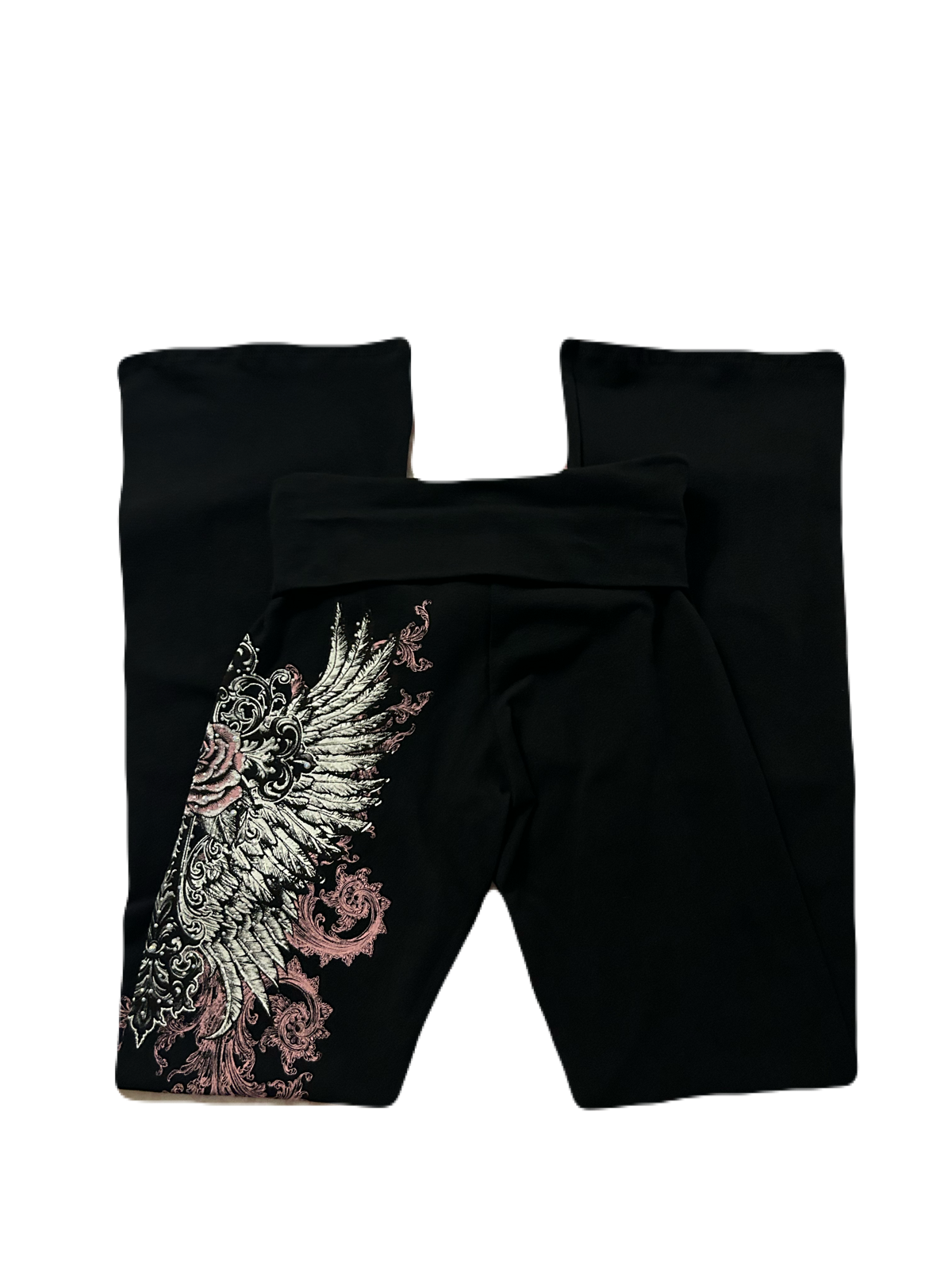 Pink panther foldover leggings