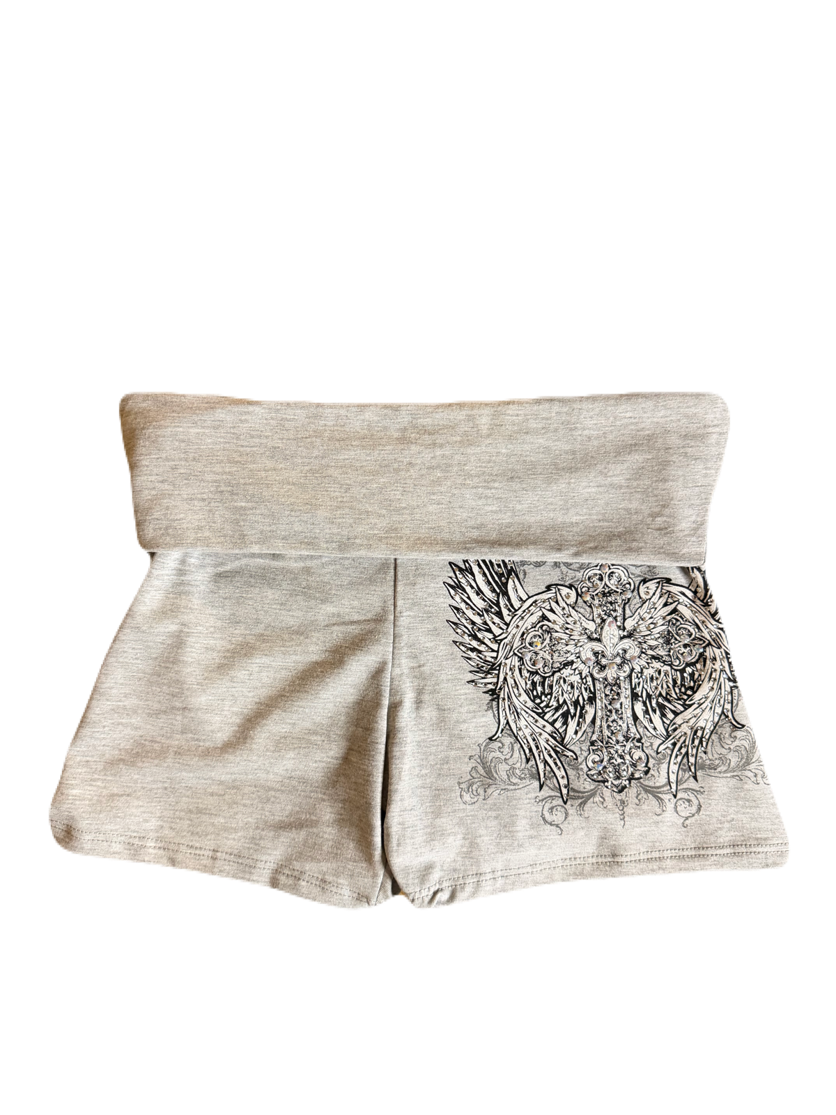 Heaven’s curse foldover mini shorts