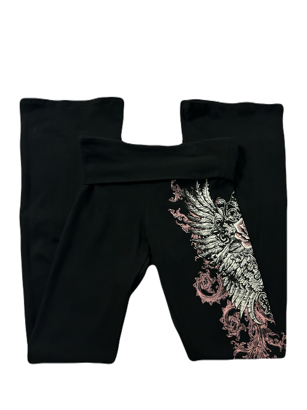 Pink panther foldover leggings