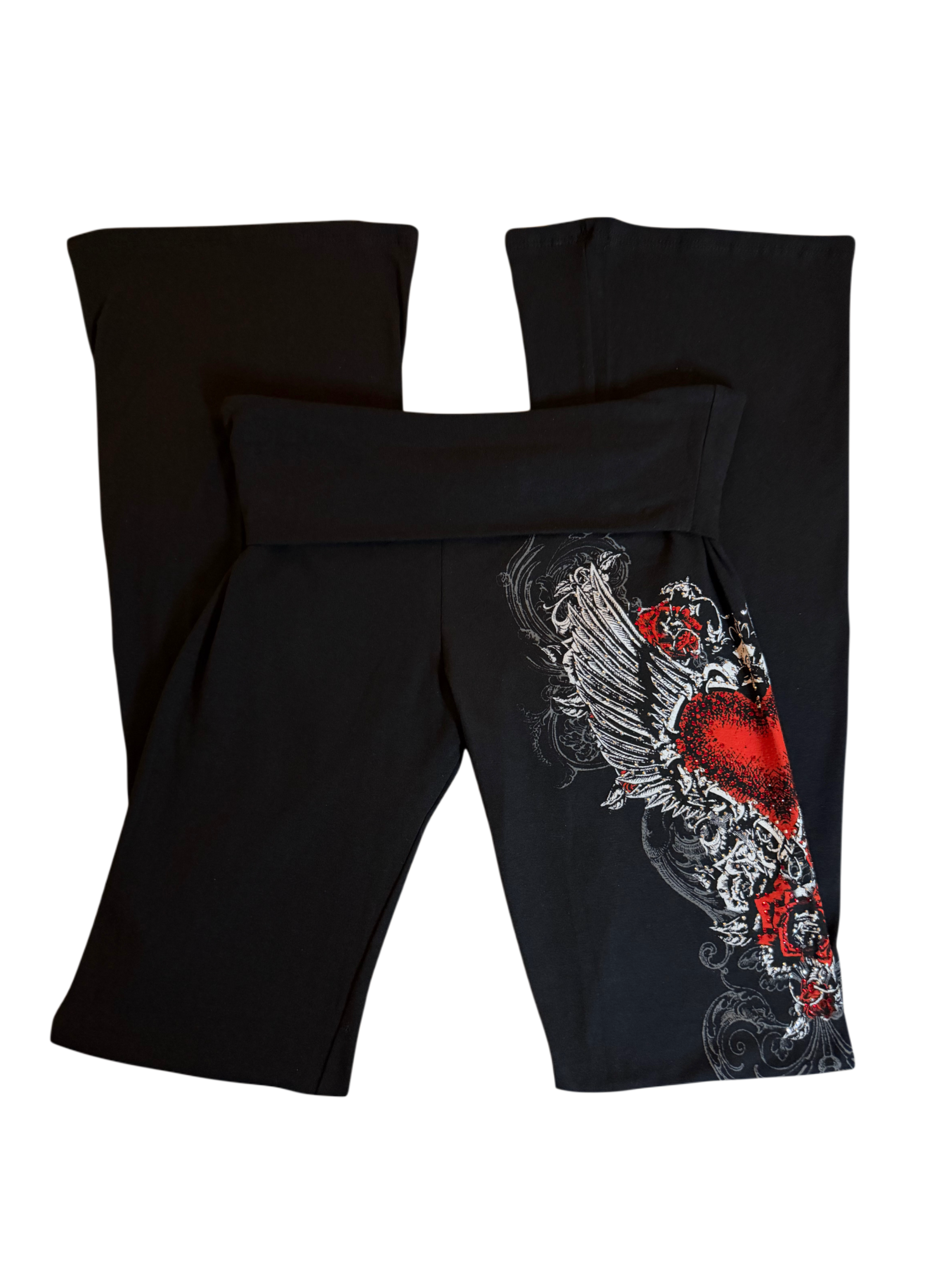 Bloody Valentine Foldover leggings