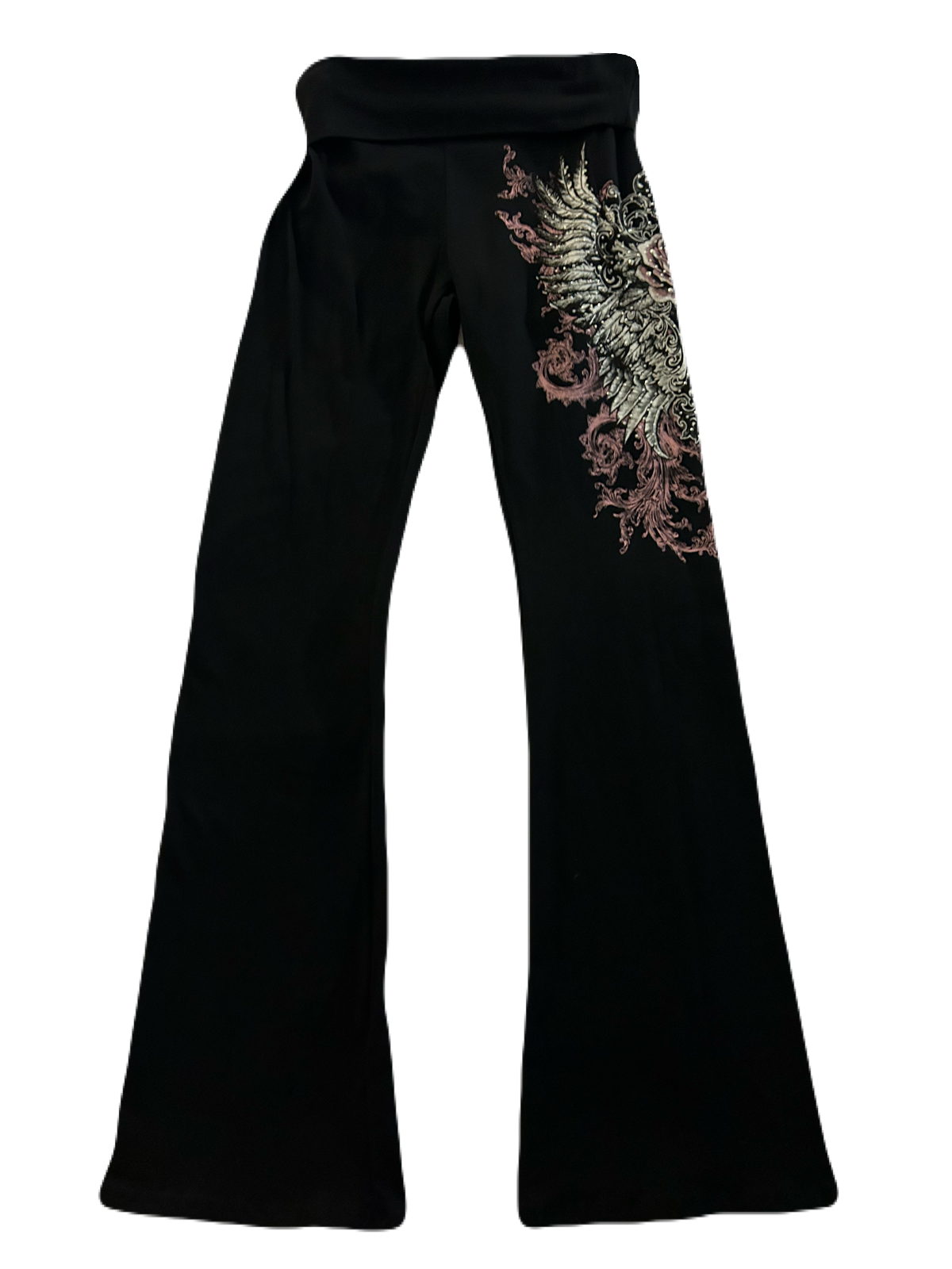 Pink panther foldover leggings