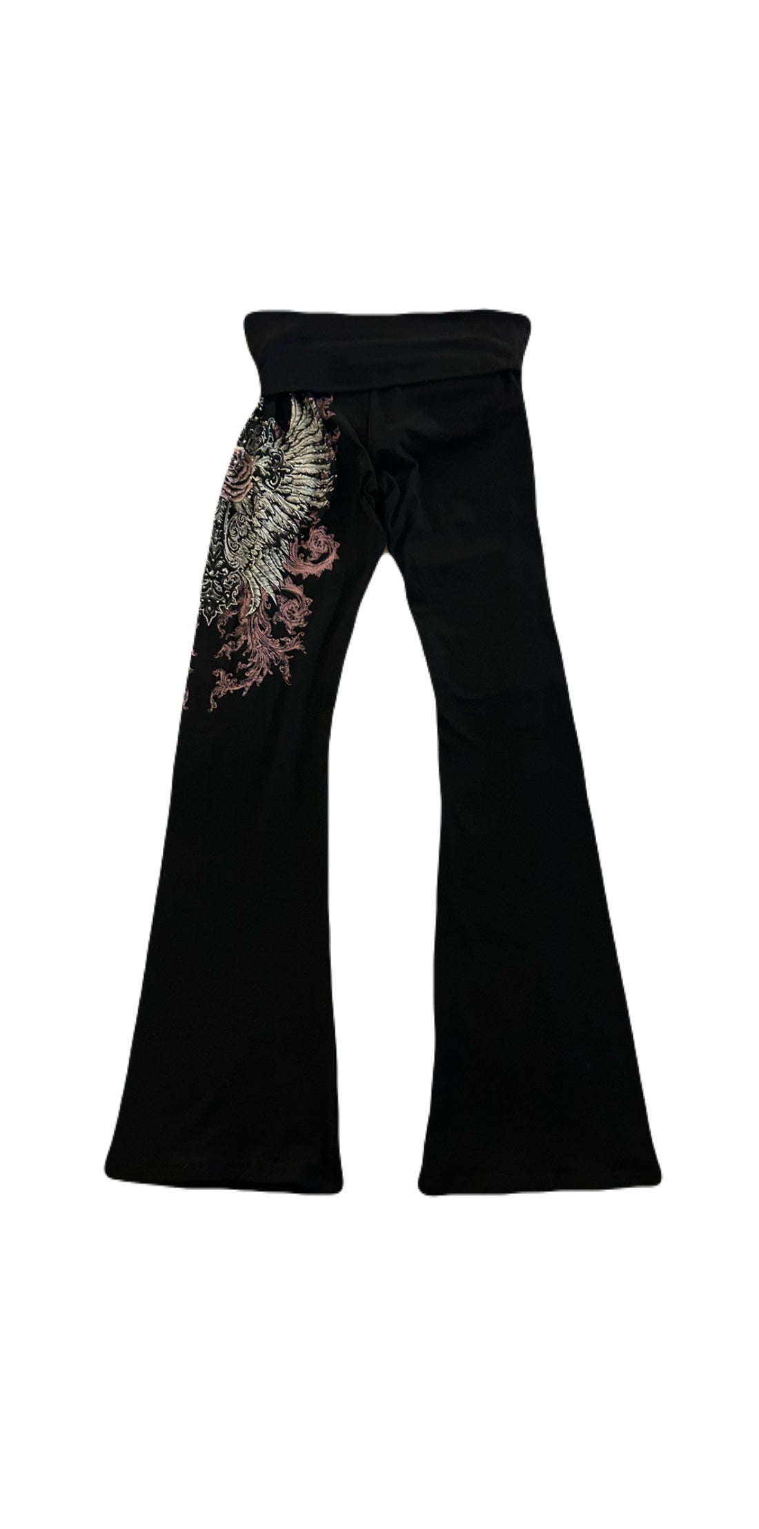 Pink panther foldover leggings