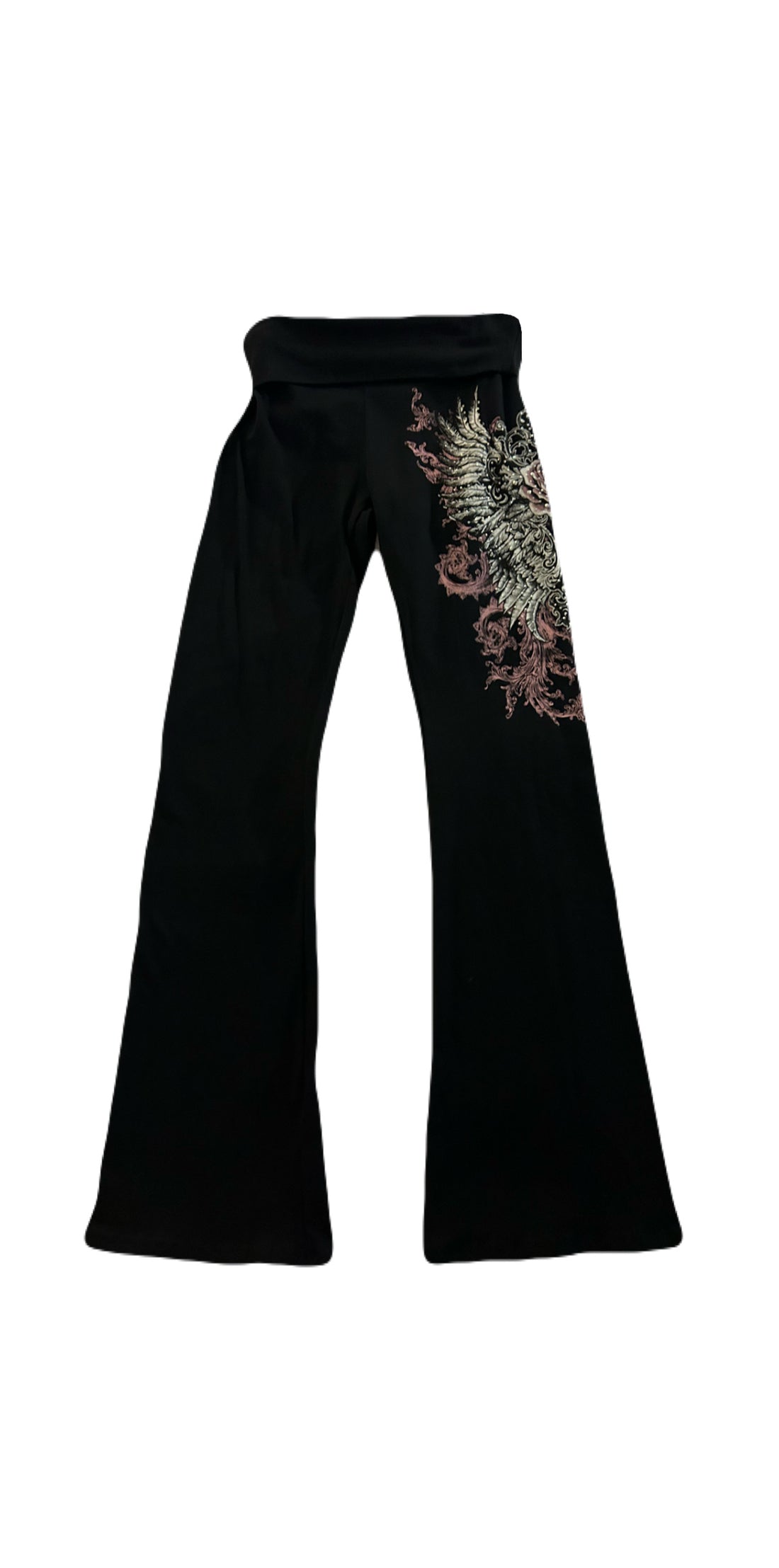 Pink panther foldover leggings